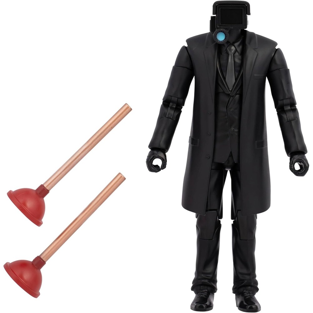NEW - Skibidi Toilet Series One Deluxe Figure Plungerman Action Figure - Picture 3 of 5
